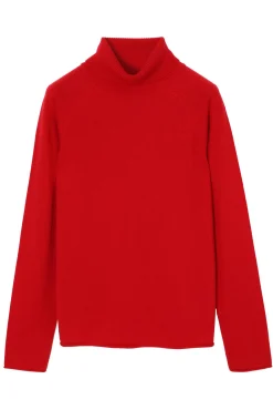 WEŁNIANY SWETER DAMSKI Z GOLFEM — KONGA